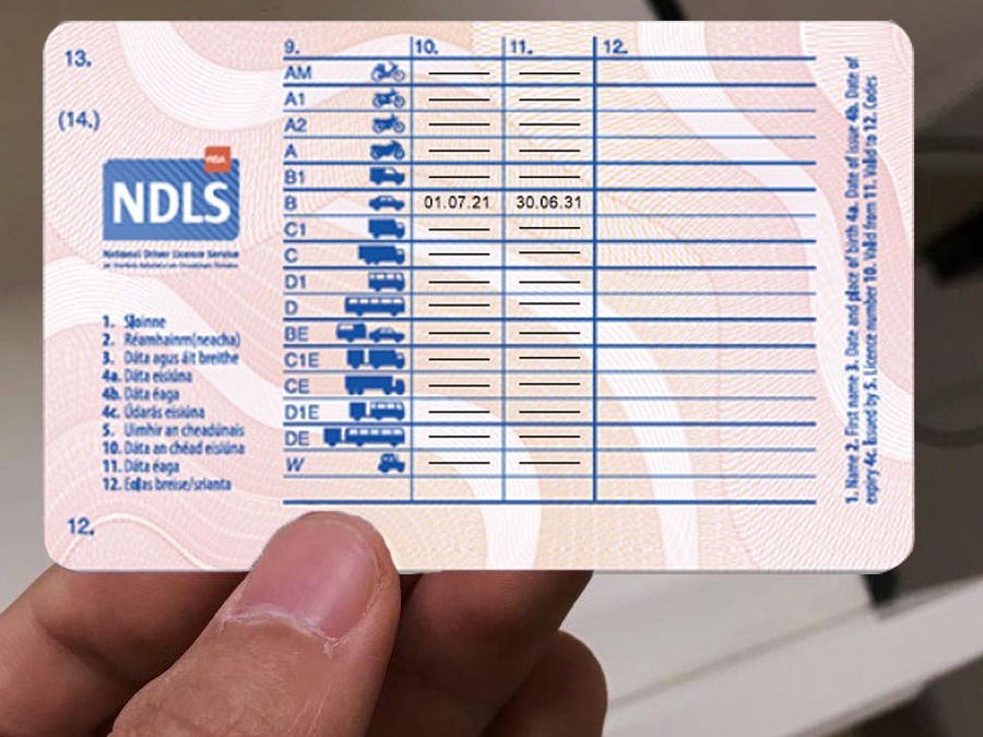 How much does a driving license without a test cost?